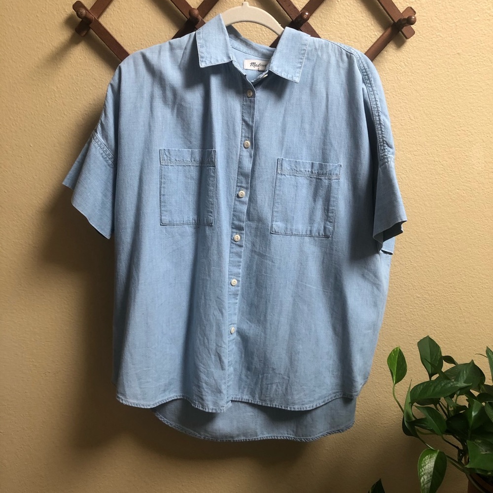 Light denim madewell button down